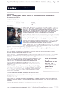 O Globo - Projeto Andar de Novo
