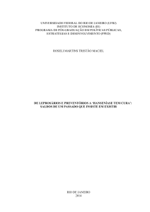 De leprosários e preventórios a “hanseníase tem cura”: saldos de