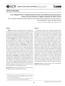 artigo original - Associação Catarinense de Medicina