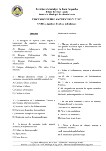 Agente de Combate a Endemias - Prefeitura Municipal de Bom