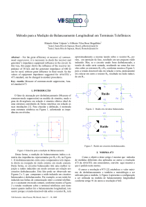 Método para a Medição de Balanceamento Longitudinal em