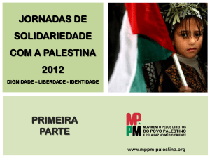 Jornadas de Solidariedade com a Palestina 2012
