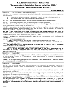 Regulamento - Esporte Clube Barbarense
