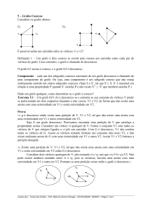 Grafos Conexos - DCCE/Ibilce/Unesp