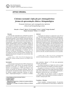 Colestase neonatal e infecção por citomegalovírus: formas de