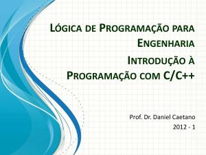 cout - Prof. Caetano