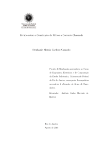 Estudo sobre a Construç˜ao de Filtros a Corrente Chaveada