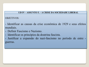 Identificar as causas da crise econômica de 1929