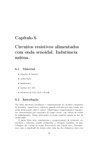 Capítulo 6 Circuitos resistivos alimentados com onda senoidal