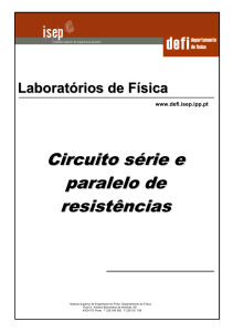 Circuito série e paralelo de resistências - Lig@