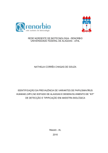 (HPV) no estado de Alagoas e desenvolvimento de