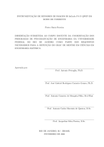 Instrumentação de Sensores de Imagem IR InGaAs P-I-N