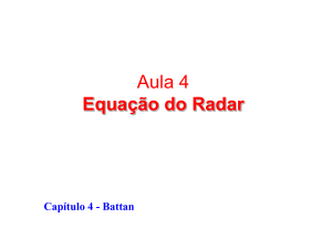 Equação do Radar