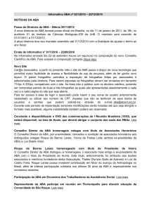 Informativo ABA nº 021/2010 - ABA