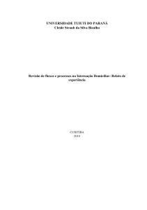 UNIVERSIDADE TUIUTI DO PARANÁ Cleide Straub - TCC On-line