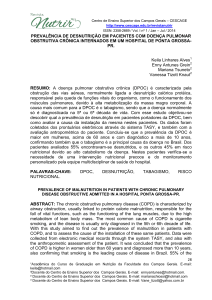 PREVALÊNCIA DE DESNUTRIÇÃO EM PACIENTES COM