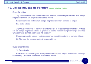 10. Lei da Indução de Faraday (baseado no Halliday, 4a edição)
