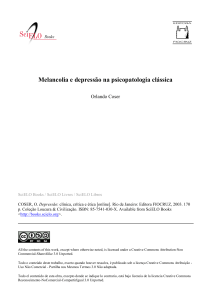 Melancolia e depressão na psicopatologia clássica