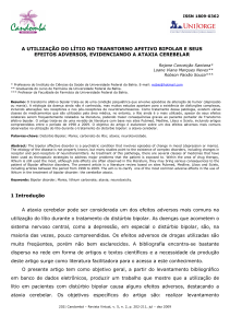 A UTILIZAÇÃO DO LÍTIO NO TRANSTORNO AFETIVO