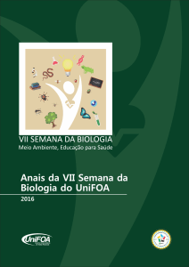 Anais da VII Semana da Biologia do UniFOA