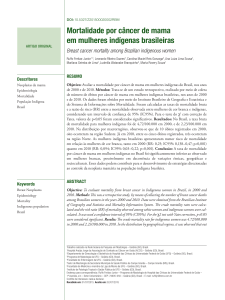 Mortalidade por câncer de mama em mulheres indígenas brasileiras