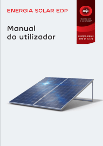 Manual utilizador para sistemas até 6 painéis