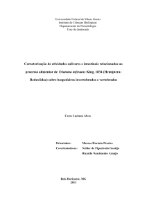 Identificação e função de genes salivares e intestinais durante o