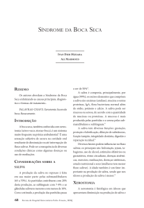 SíNDROME DA BOCA SECA - Revista |HUPE