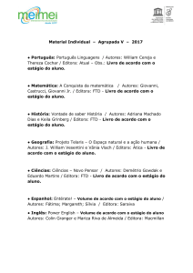 Material Individual – Agrupada V – 2017 Português: Português