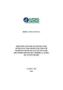 identificação de pacientes com potencial para desenvolver o pé
