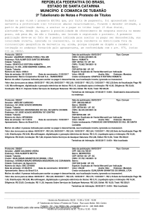 REP&Uacute;BLICA FEDERATIVA DO BRASIL MUNIC&Iacute;PIO E COMARCA