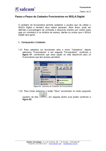 Passo a Passo do Cadastro Funcionários no SIGLA Digital