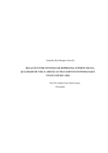 Grazielly Rita Marques Giovelli RELAÇÃO ENTRE SINTOMAS DE
