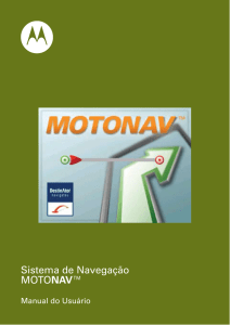 Sistema de Navega&ccedil;&atilde;o MOTONAV