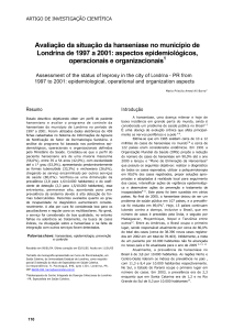 Avaliação da situação da hanseníase no município de Londrina de