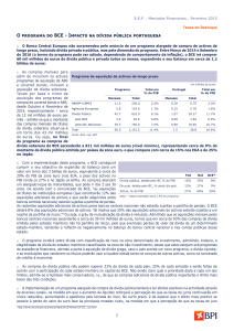 O programa do BCE - Impacto na dívida pública