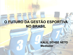o futuro da gestão esportiva no brasil