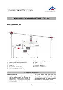 Manual do produto - Aparelho de rotação - U8405715