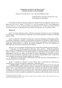 Resolução CNE/CES nº 3, de 7 de novembro de 2001