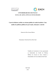 Custo do diabetes mellitus no sistema público de saúde