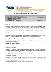 PROGRAMA DE COMPONENTE CURRICULAR EMENTA
