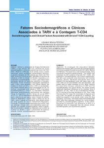 Fatores Sociodemográficos e Clínicos Associados à TARV e à