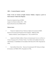 O Setor de Turismo na Região Nordeste