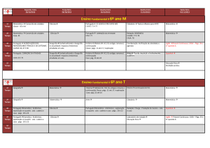 Ensino Fundamental II 6º ano M Ensino Fundamental II 6º ano T
