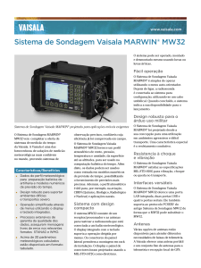 Sistema de Sondagem Vaisala MARWIN® MW32