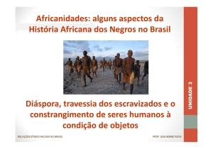 Africanidades e diáspora