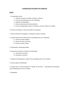 flexibilização do direito do trabalho