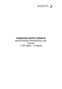 FENERGAN EXPECTORANTE Sanofi-Aventis