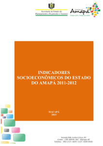 indicadores socioeconômicos do estado do amapá 2011-2012