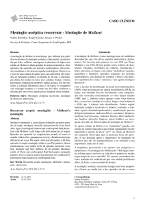Meningite de Mollaret - Acta Pediátrica Portuguesa